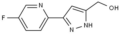 (3-(5-fluoropyridin-2-yl)-1H-pyrazol-5-yl)methanol Struktur