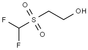 2-((Difluoromethyl)sulfonyl)ethan-1-ol Struktur