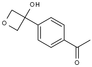 1-(4-(3-Hydroxyoxetan-3-yl)phenyl)ethan-1-one Struktur