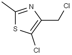 5-Chloro-4-(chloromethyl)-2-methylthiazole Struktur
