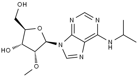N6-iso-Propyl-2’-O-methyladenosine Struktur
