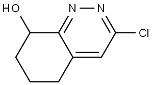 3-Chloro-5,6,7,8-tetrahydrocinnolin-8-ol Struktur