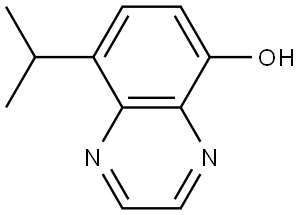 8-isopropylquinoxalin-5-ol Struktur