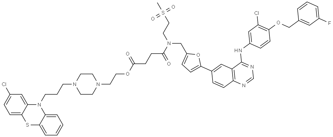 EGFR/CSC-IN-1 Struktur