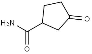 3-oxocyclopentanecarboxamide Struktur