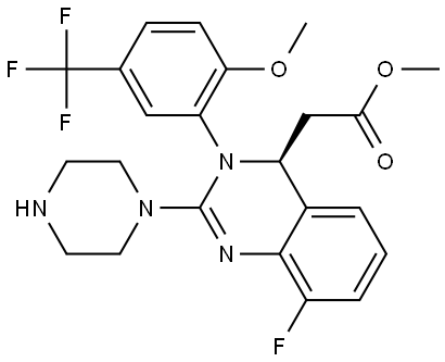 LeterMovir Impurity INT3-F Struktur