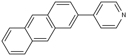 4-(anthracen-2-yl)pyridine Struktur
