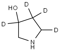 pyrrolidin-3,4,4,5-d4-3-ol Structure