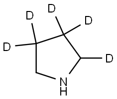 pyrrolidine-2,3,3,4,4-d5 Struktur