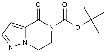 tert-butyl 4-oxo-6,7-dihydropyrazolo[1,5-a]pyrazine-5-carboxylate Struktur