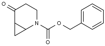 benzyl 5-oxo-2-azabicyclo[4.1.0]heptane-2-carboxylate Struktur