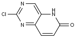 2-Chloropyrido[3,2-d]pyrimidin-6(5H)-one Struktur