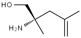 (S)-2-Amino-2,4-dimethylpent-4-en-1-ol Struktur