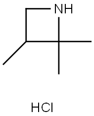 2,2,3-Trimethylazetidine (hydrochloride) Struktur