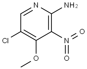 5-Chloro-4-methoxy-3-nitropyridin-2-amine Struktur