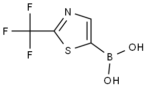 (2-(Trifluoromethyl)thiazol-5-yl)boronic acid Struktur