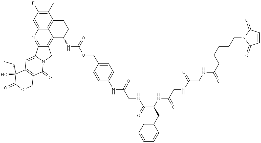 MC-GGFG-PAB-Exatecan Struktur