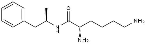 (1S,2R)-Lisdexamphetamine Struktur