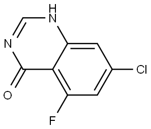 7-Chloro-5-fluoroquinazolin-4(3H)-one Struktur