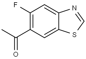 Ethanone, 1-(5-fluoro-6-benzothiazolyl)- Struktur