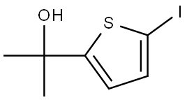 2-(5-Iodothiophen-2-yl)propan-2-ol Struktur