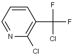 Pyridine, 2-chloro-3-(chlorodifluoromethyl)- Struktur