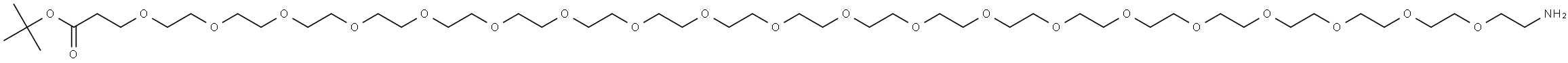 Amino-PEG20-t-Bu Ester Struktur
