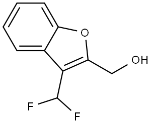 (3-(Difluoromethyl)benzofuran-2-yl)methanol Struktur