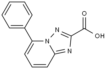 5-苯基-[1,2,4]三唑并[1,5-A]吡啶-2-羧酸, 2982654-76-0, 結(jié)構(gòu)式