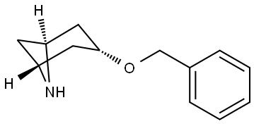 (1R,3s,5S)-3-(Benzyloxy)-6-azabicyclo[3.1.1]heptane Struktur