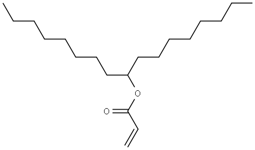 2-Propenoic acid, 1-octylnonyl ester Struktur