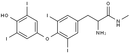 Levothyroxine Impurity 38 Struktur