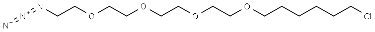 疊氮-四聚乙二醇-C6-氯, 2989398-83-4, 結(jié)構(gòu)式