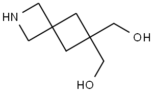 2-Azaspiro[3.3]heptane-6,6-dimethanol Struktur