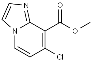 Methyl 7-chloroimidazo[1,2-a]pyridine-8-carboxylate Struktur