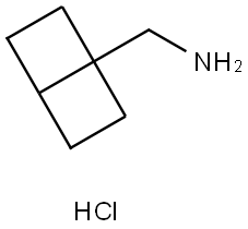 Bicyclo[2.2.0]hexane-1-methanamine, hydrochloride (1:1) Struktur