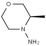 (R)-3-Methylmorpholin-4-amine Struktur