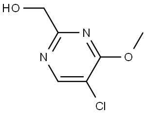 (5-Chloro-4-methoxypyrimidin-2-yl)methanol Struktur