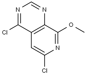 4,6-二氯-8-甲氧基吡啶并[3,4-D]嘧啶, 3009116-96-2, 結構式