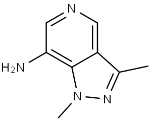 1,3-Dimethyl-1H-pyrazolo[4,3-c]pyridin-7-amine Struktur