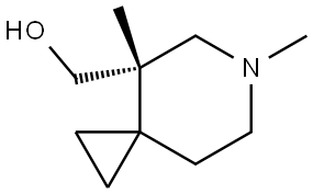 (S)-(4,6-Dimethyl-6-azaspiro[2.5]octan-4-yl)methanol Struktur