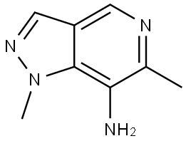 1H-Pyrazolo[4,3-c]pyridin-7-amine, 1,6-dimethyl- Struktur