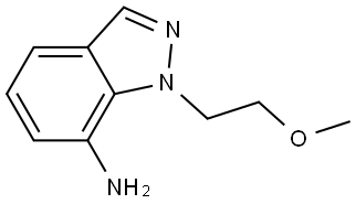 1-(2-Methoxyethyl)-1H-indazol-7-amine Struktur