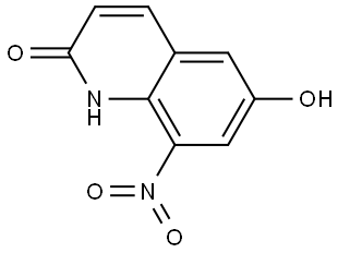 6-Hydroxy-8-nitroquinolin-2(1H)-one Struktur