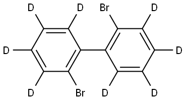 2,2'-dibromo-1,1'-biphenyl-3,3',4,4',5,5',6,6'-d8 Struktur