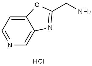 Oxazolo[4,5-c]pyridin-2-ylmethanamine hydrochloride Struktur