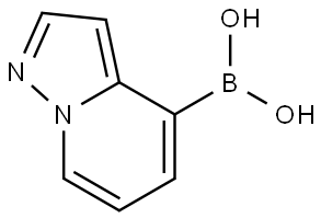 Pyrazolo[1,5-a]pyridin-4-ylboronic acid Struktur