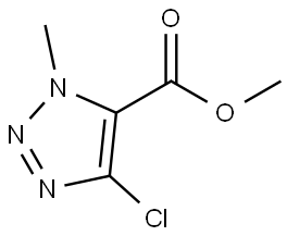 Methyl 4-chloro-1-methyl-1H-1,2,3-triazole-5-carboxylate Struktur
