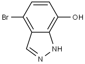 4-Bromo-1H-indazol-7-ol Struktur
