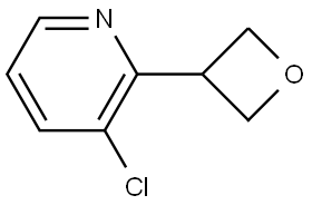3-Chloro-2-(oxetan-3-yl)pyridine Struktur